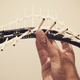 A prototype of the manta ray skeleton that Yush built, circa 2017.